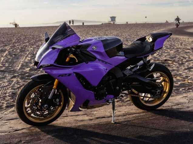2020-2025 Purple Glossy Black Yamaha YZF 1000 R1 Motorcycle Fairings Australia