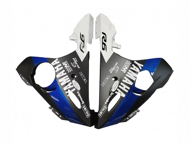2003-2004 Blue White Glossy Black Yamalube Yamaha YZF R6 Motorcycle Fairings Australia