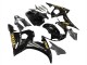 2003-2004 Glossy Black Gold Decals Yamaha YZF R6 Motorcycle Fairings Australia