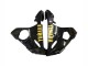 2003-2004 Glossy Black Gold Decals Yamaha YZF R6 Motorcycle Fairings Australia
