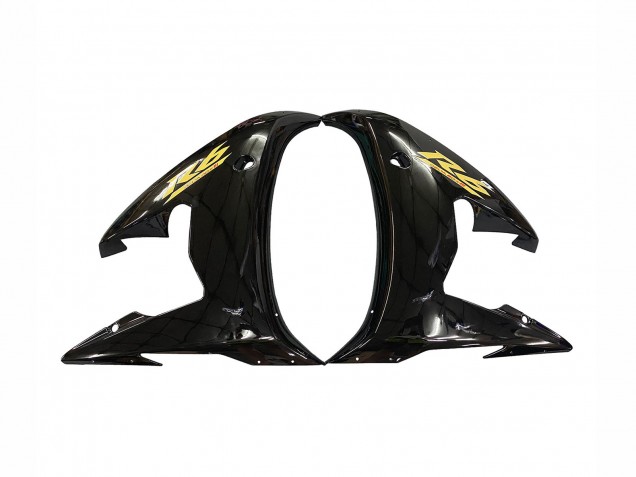 2003-2004 Glossy Black Gold Decals Yamaha YZF R6 Motorcycle Fairings Australia