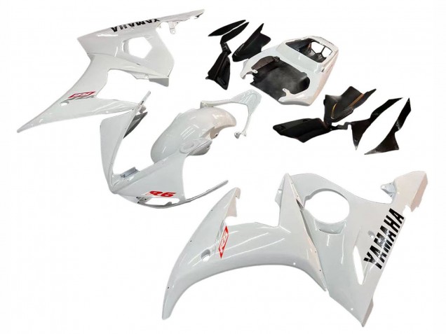2006-2009 White Yamaha YZF R6S Motorcycle Fairing Kits Australia