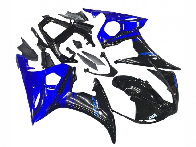 2003-2004 Blue Glossy Black Yamaha YZF R6 Motorcycle Fairing Australia