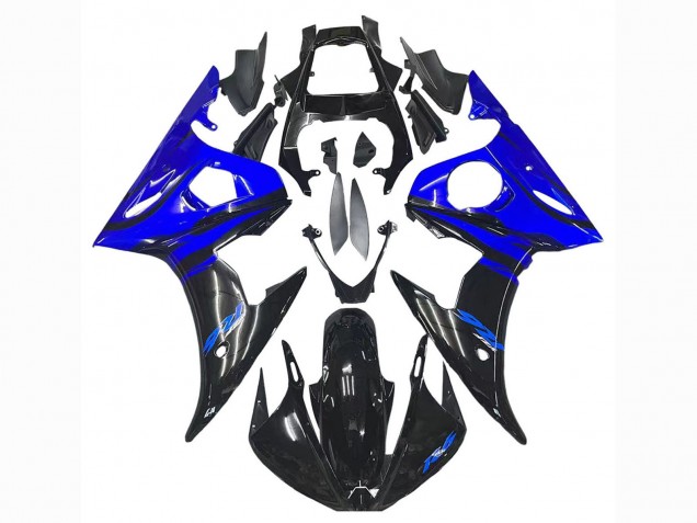 2003-2004 Blue Glossy Black Yamaha YZF R6 Motorcycle Fairing Australia