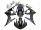 2003-2004 Matte Black Blue Yamaha YZF R6 Motorcycle Fairings Australia