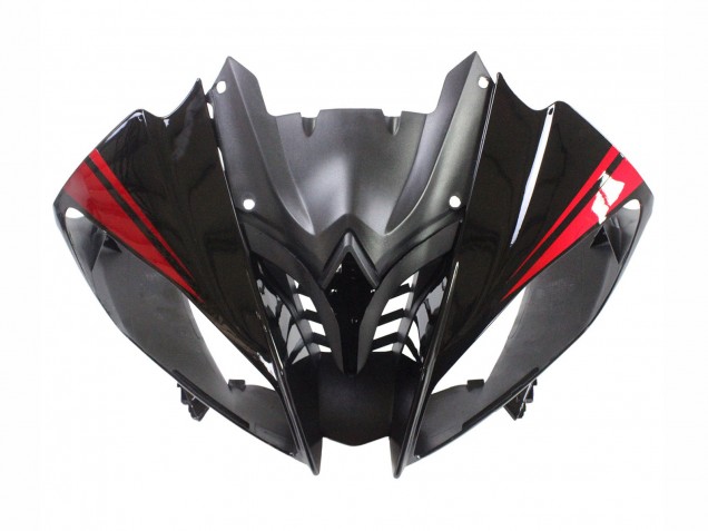 2008-2016 Glossy Black Matte Black Red Stripe Yamaha YZF 600 R6 Motorcycle Fairings Australia