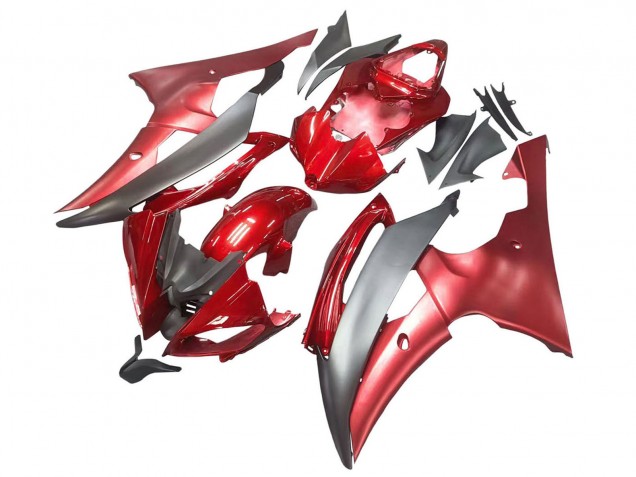 2008-2016 Red Grey Yamaha YZF 600 R6 Motorcycle Fairings Australia