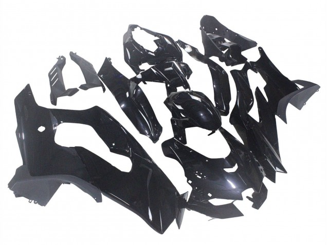 2021-2025 Glossy Black Kawasaki ZX10R Motorcycle Fairings Australia