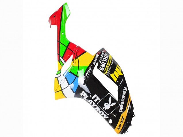 2007-2008 Colorful Playboy 223 Kawasaki ZX6R Motorcycle Fairings Australia