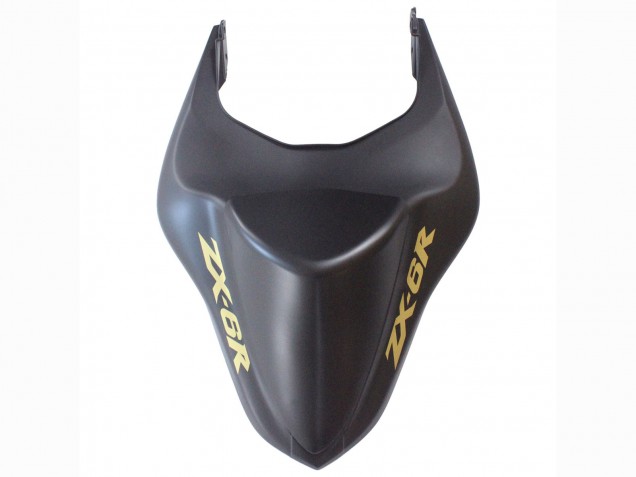 2007-2008 Matte Black with Yellow Logo Ninja Kawasaki ZX6R Motorcycle Fairings Australia