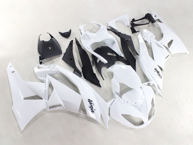 2009-2012 White Black Ninja Kawasaki ZX6R Motorcycle Fairings Australia
