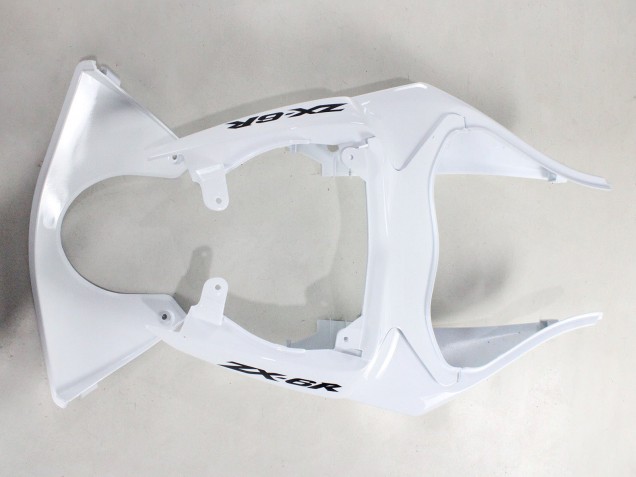 2009-2012 White Black Ninja Kawasaki ZX6R Motorcycle Fairings Australia