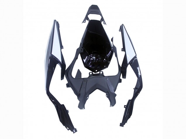 2019-2022 Glossy Black White Kawasaki ZX6R Motorcycle Fairings Australia