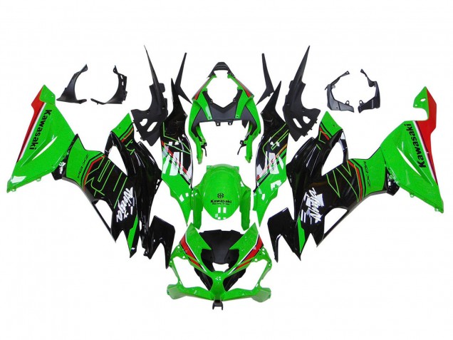 2019-2022 Green Glossy Black Red Kawasaki ZX6R Motorcycle Fairings Australia