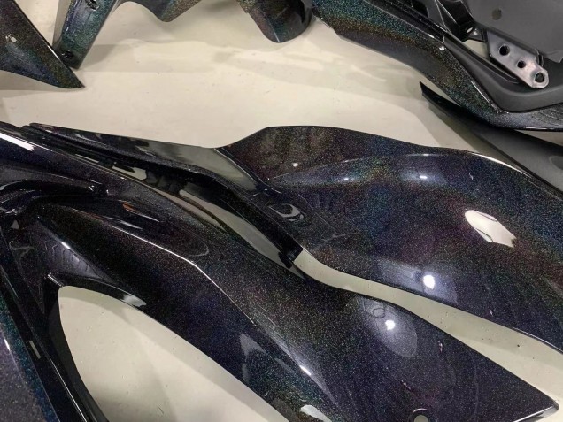 2019-2022 Black Rainbow Kawasaki ZX6R Motorcycle Fairings Australia