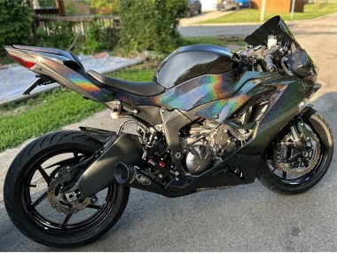 2019-2022 Black Rainbow Kawasaki ZX6R Motorcycle Fairings Australia