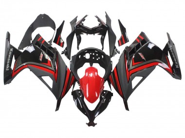 2013-2024 Red Black Kawasaki EX300 Motorcycle Fairings Australia