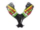 2013-2024 Glossy Black Yellow Red Green Blue White Kawasaki EX300 Motorcycle Fairings Australia