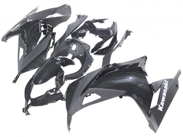 2013-2024 Glossy Black Kawasaki EX300 Motorcycle Fairings Australia