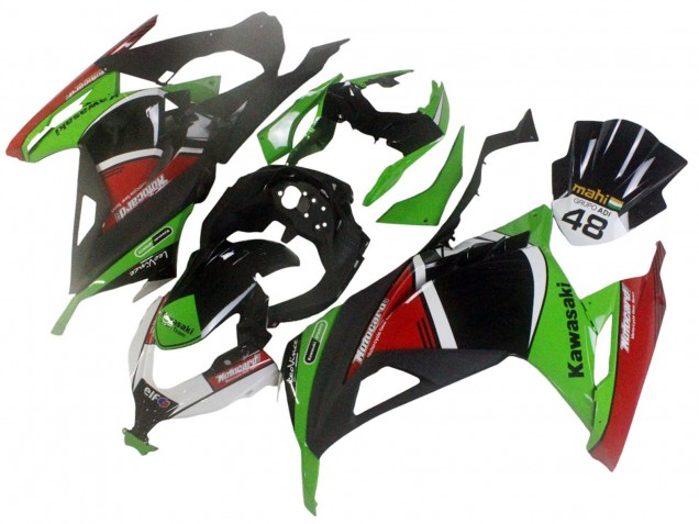2013-2024 Green White Red Black Elf Kawasaki EX300 Motorcycle Fairings Australia