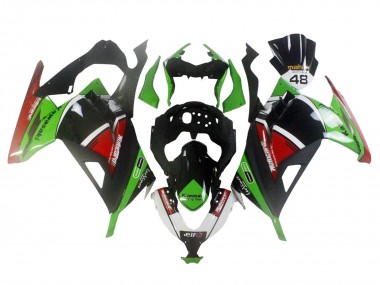 2013-2024 Green White Red Black Elf Kawasaki EX300 Motorcycle Fairings Australia