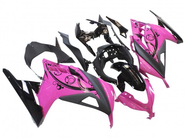 2013-2024 Pink Black Kawasaki EX300 Motorcycle Fairings Australia
