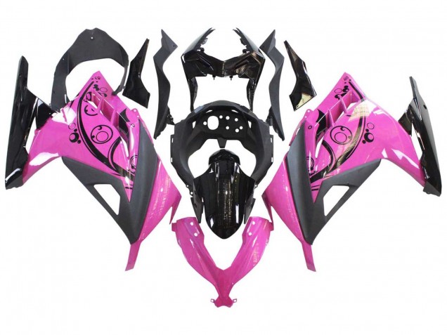 2013-2024 Pink Black Kawasaki EX300 Motorcycle Fairings Australia