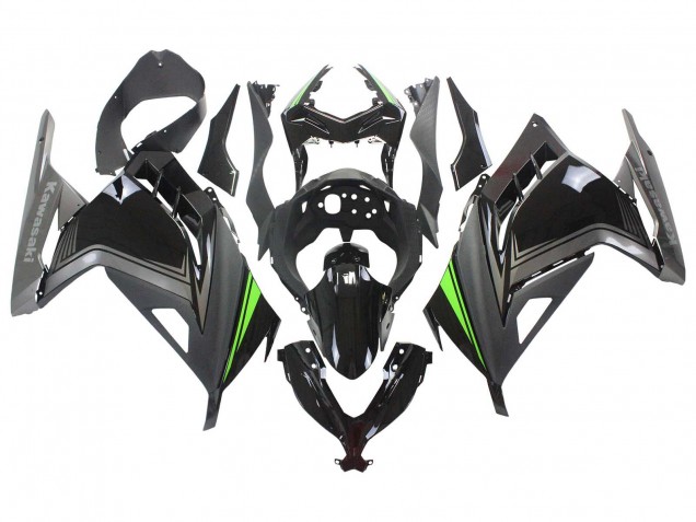 2013-2024 Glossy Black Matte Black Green Kawasaki EX300 Motorcycle Fairings Australia