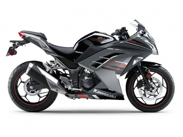 2013-2024 Black Silver Red Kawasaki EX300 Motorcycle Fairings Australia