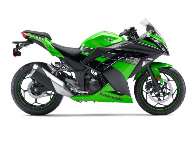 2013-2024 Green Black Kawasaki EX300 Motorcycle Fairing Australia