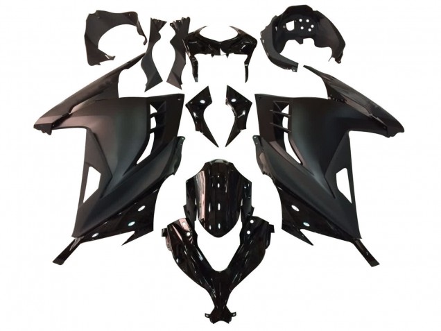 2013-2024 Glossy Black Matte Black Kawasaki EX300 Motorcycle Fairing Australia