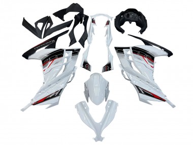 2013-2024 White Red Black Kawasaki EX300 Motorcycle Fairings Australia