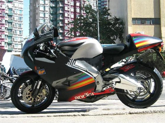2000-2005 Black Red Silver Aprilia RS125 Motorcycle Fairings Australia