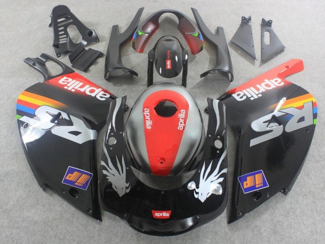 2000-2005 Black Red Silver Aprilia RS125 Motorcycle Fairings Australia