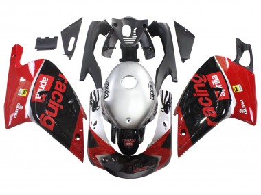 2000-2005 Red Black Silver Racing Aprilia RS125 Motorcycle Fairings Australia