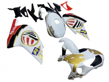 2000-2005 White Yellow Red Aprilia RS125 Motorcycle Fairings Australia