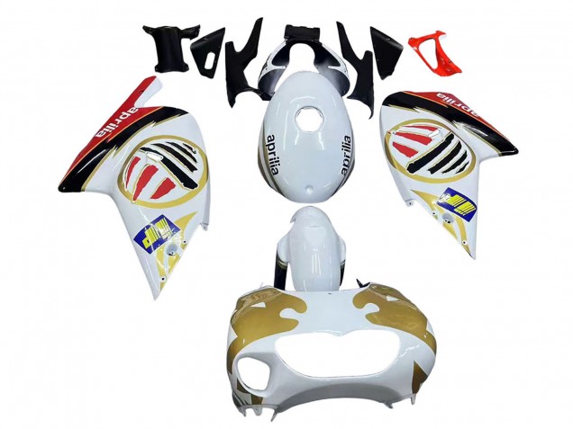 2000-2005 White Yellow Red Aprilia RS125 Motorcycle Fairings Australia