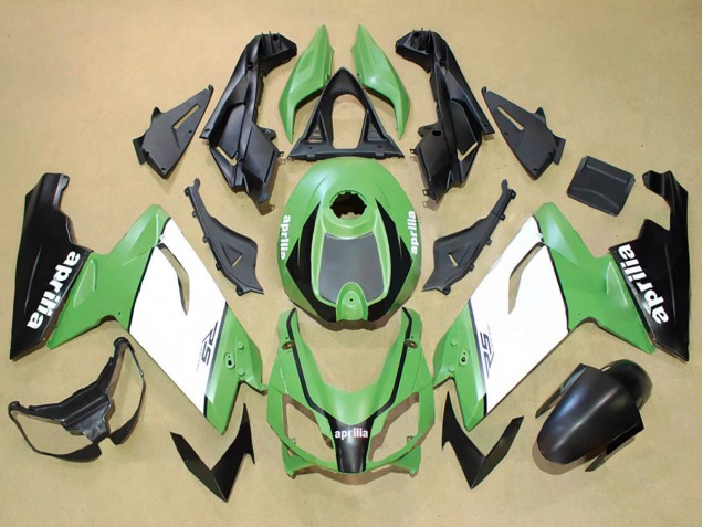 2006-2011 Green White Black Aprilia RS125 Motorcycle Fairings Australia