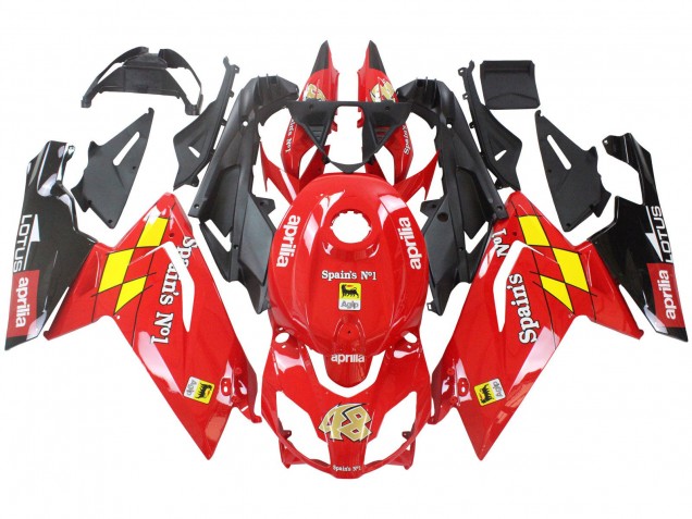 2006-2011 Red White Yellow Black Aprilia RS125 Motorcycle Fairings Australia