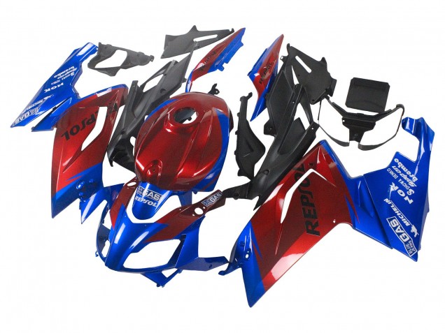 2006-2011 Blue Red Repsol Aprilia RS125 Motorcycle Fairings Australia