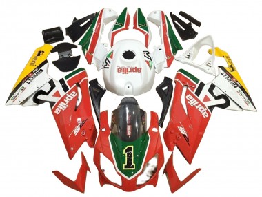 2006-2011 White Red Green Aprilia RS125 Motorcycle Fairings Australia