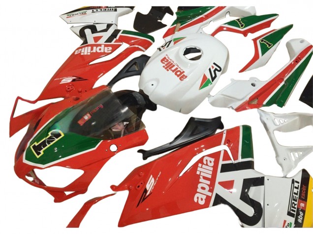 2006-2011 White Red Green Aprilia RS125 Motorcycle Fairings Australia