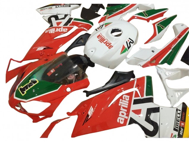 2006-2011 White Red Green Aprilia RS125 Motorcycle Fairings Australia