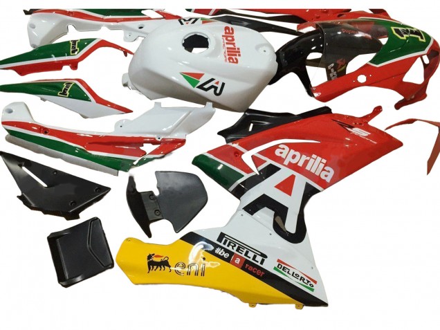 2006-2011 White Red Green Aprilia RS125 Motorcycle Fairings Australia