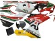 2006-2011 White Red Green Aprilia RS125 Motorcycle Fairings Australia