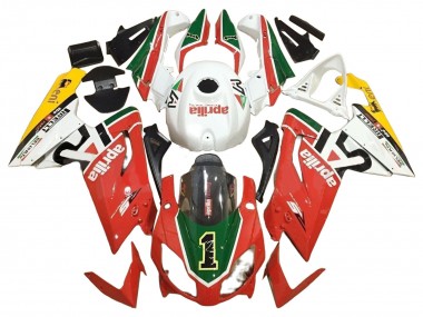 2006-2011 White Red Green Aprilia RS125 Motorcycle Fairings Australia