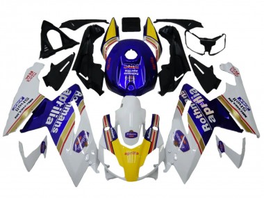 2006-2011 White Blue Yellow Rothmans Aprilia RS125 Motorcycle Fairings Australia