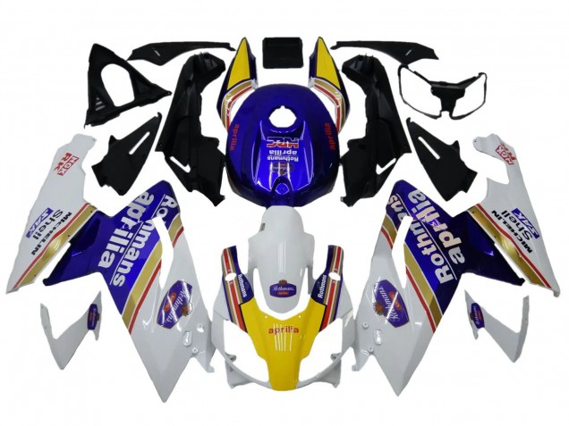 2006-2011 White Blue Yellow Rothmans Aprilia RS125 Motorcycle Fairings Australia