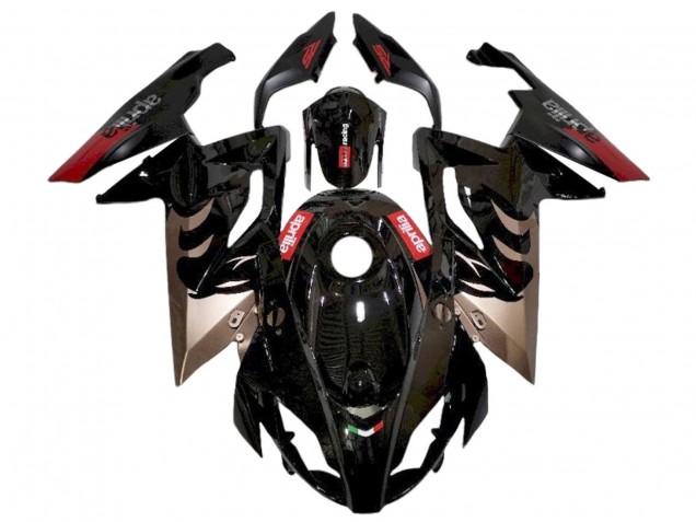 2006-2011 Glossy Black Red Aprilia RS125 Motorcycle Fairings Australia