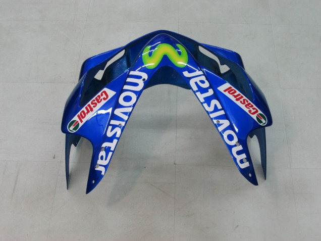 2004-2007 Blue Yellow Green MoviStar Honda CBR600 F4i Motorcycle Fairings Australia